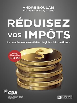 cover image of Réduisez vos impôts 2019